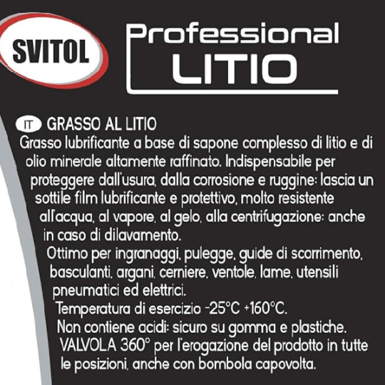 Svitol Lubrificante al Litio