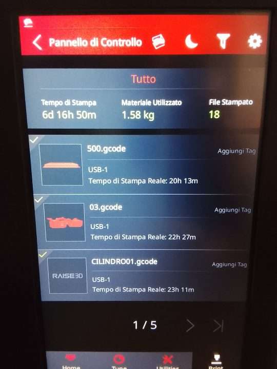 Raise3D Pro 3 Plus Usata