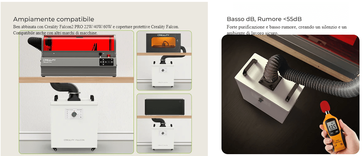 Creality Purificatore Fumo Falcon